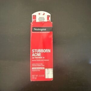 NWT Neutrogena Stubborn Acne Treatment with 2.5%  Benzoyl Peroxide